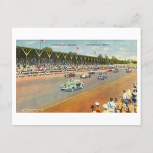 Indy 500 Vintage Postkarte
