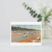 Indy 500 Vintage Postkarte (Stehend Vorderseite)