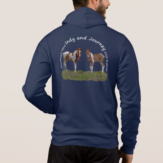 Indy and Journey Men Hoodie (Rückseite)