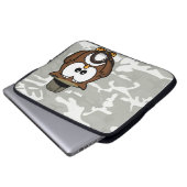 Indy-Eule Laptopschutzhülle (Vorne Knopf)