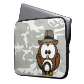 Indy-Eule Laptopschutzhülle (Vorderseite Links)