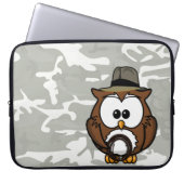 Indy-Eule Laptopschutzhülle (Vorderseite)