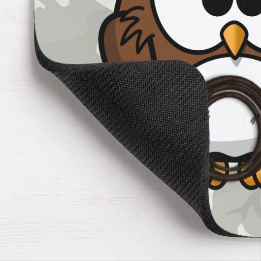 Indy-Eule Mousepad (Ecke)