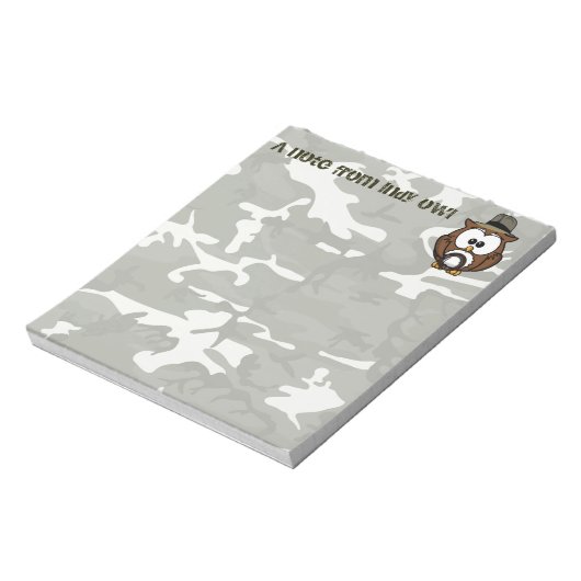 Indy-Eule Notizblock (Rotiert)