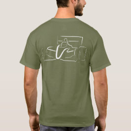 Indy Lights 01 Weiße Rückseite T-Shirt