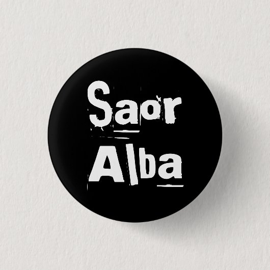 Indy PunkSaor gälisches Schottland alba Pinback Button (Vorderseite)