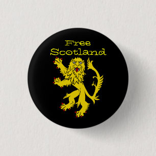 Indy Schottland Löwe zügelloses Pinback Button