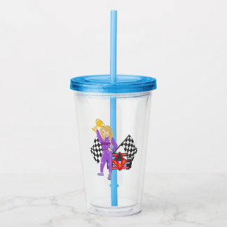 Indycar Race Chick Acryltrinkbecher