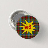 #indyref Tartan-Punk ja Schottland Pinback Button (Vorne & Hinten)