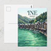 Ine no Funaya Japan Postkarte (Vorne/Hinten)
