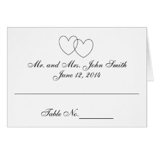 "Ineinander greifenherz-" Platzkarten