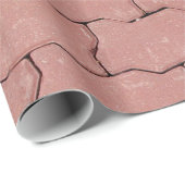 Ineinandergreifende roter geschenkpapier (Rolleneckpunkt)