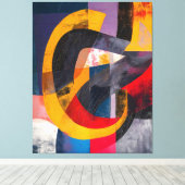 Ineinandergreifender Horizont Leinwanddruck (Insitu (Holzboden))