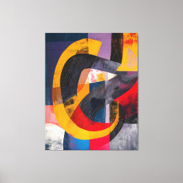 Ineinandergreifender Horizont Leinwanddruck