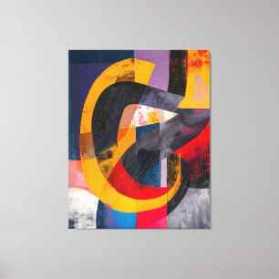 Ineinandergreifender Horizont Leinwanddruck