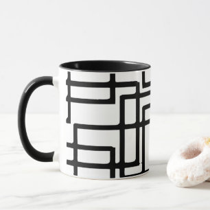 Ineinandergreifender schwarze tasse