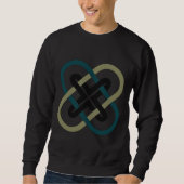 Ineinandergreifendes X Herren Sweatshirt (Vorderseite)