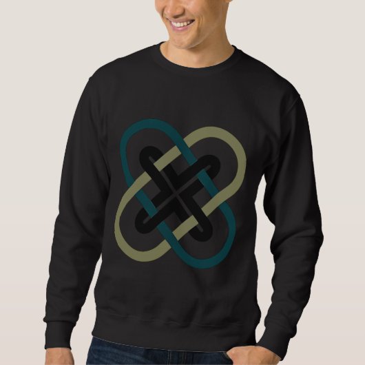 Ineinandergreifendes X Herren Sweatshirt (Vorderseite)