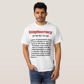 Ineptocracy Definitions-T - Shirt (Vorne ganz)