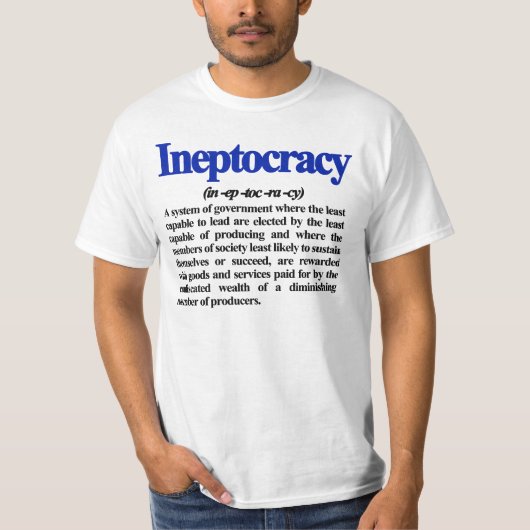 Ineptocracy Definitions-T - Shirt (Vorderseite)