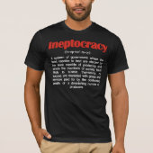 Ineptocracy Definitions-T - Shirt (Vorderseite)