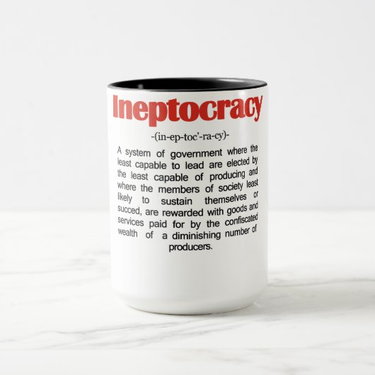 Ineptocracy Definitions-Tasse Tasse (Zentrum)
