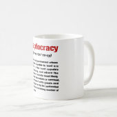 Ineptocracy Kaffeetasse (VorderseiteRechts)