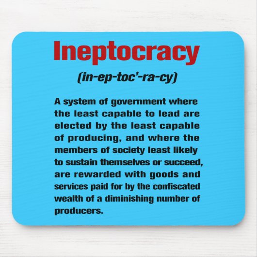 Ineptocracy Mousepad (Vorne)