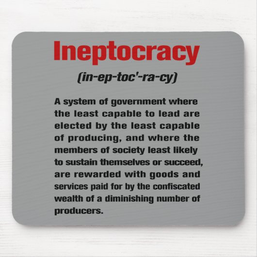 Ineptocracy Mousepad (Vorne)