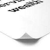 Ineptokratie Definition Poster (24"x24") (Ecke)