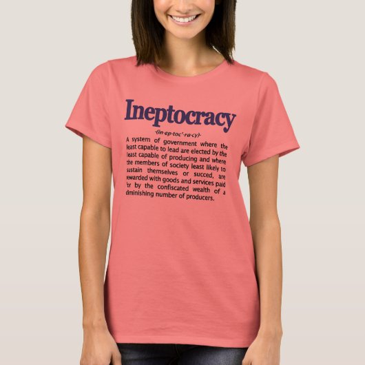 Ineptokratie Definition T - Shirt (Vorderseite)