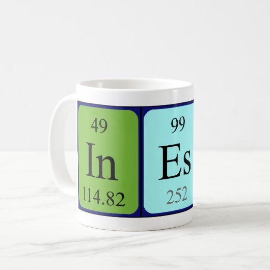 Iness Periodenname Tasse (Vorderseite Links)