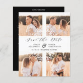 Inexpensive 4 Photos Collage Minimalist Branches (Vorne/Hinten)