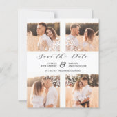 Inexpensive 4 Photos Collage Minimalist Branches (Vorderseite)