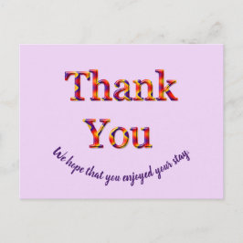 Inexpensive Ferienhaus Vielen Dank an die Gäste Vi Postkarte