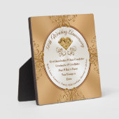 Inexpensive Ohrs for 50th Wedding Anniversary Fotoplatte (Vorderseite)