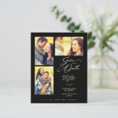 Inexpensive Wedding 4 Photos Collage Branches (Stehend Vorderseite)