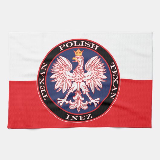 Inez Polish Texan Geschirrtuch (Horizontal)