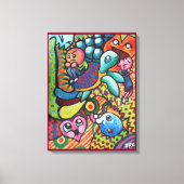 InFancy By Squid Fear City Leinwanddruck (Vorderseite)