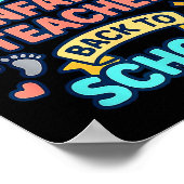 Infant Teacher Baby Whisperer Back To School Dayca Poster (Ecke)