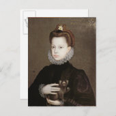 Infanta Isabella Clara Eugenia Postkarte (Vorne/Hinten)