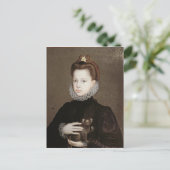 Infanta Isabella Clara Eugenia Postkarte (Stehend Vorderseite)