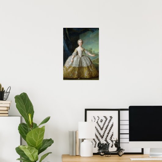 Infanta Isabelle de Bourbon-Parme  1749 Poster (Heimbüro)