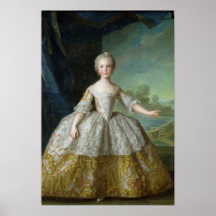 Infanta Isabelle de Bourbon-Parme  1749 Poster