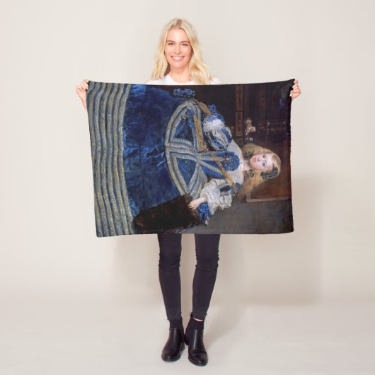 Infanta Margarita Teresa Blue Dress, Velazquez Fleecedecke (Beispiel)