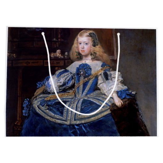 Infanta Margarita Teresa Blue Dress, Velazquez Große Geschenktüte (Rückseite)