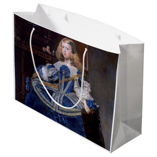 Infanta Margarita Teresa Blue Dress, Velazquez Große Geschenktüte (Rückseite Schrägansicht)