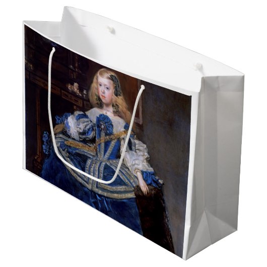 Infanta Margarita Teresa Blue Dress, Velazquez Große Geschenktüte (Vorderseite Schrägansicht)