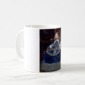 Infanta Margarita Teresa Blue Dress, Velazquez Kaffeetasse (Vorderseite Links)