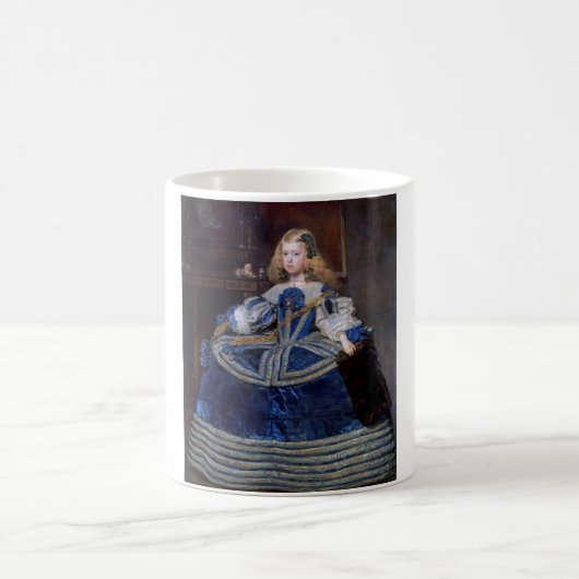 Infanta Margarita Teresa Blue Dress, Velazquez Kaffeetasse (Mittel)